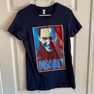 Loki political poster style shirt